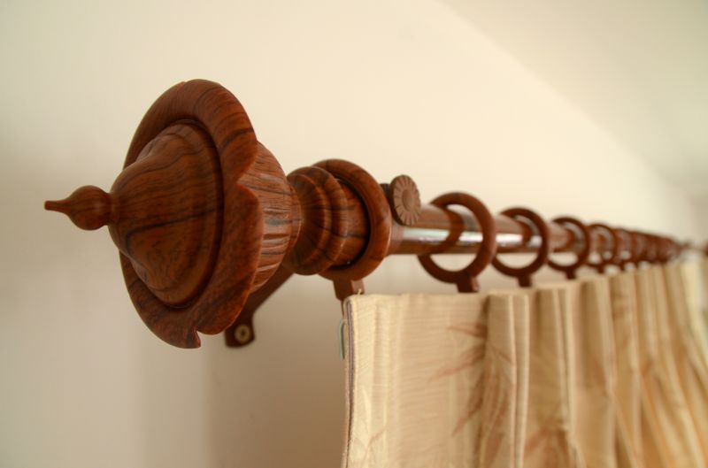 Curtain Rod Installation detail