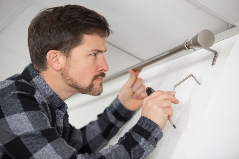 Curtain Rod Installation detail